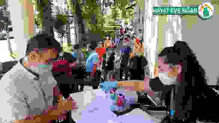 Kemer Belediyesi çalışanlarına Covid-19 testi