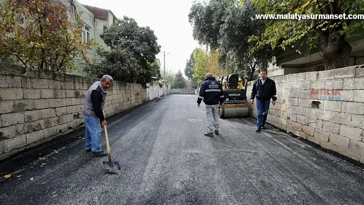 Kendi ürettiği asfaltı kullanmaya başladı