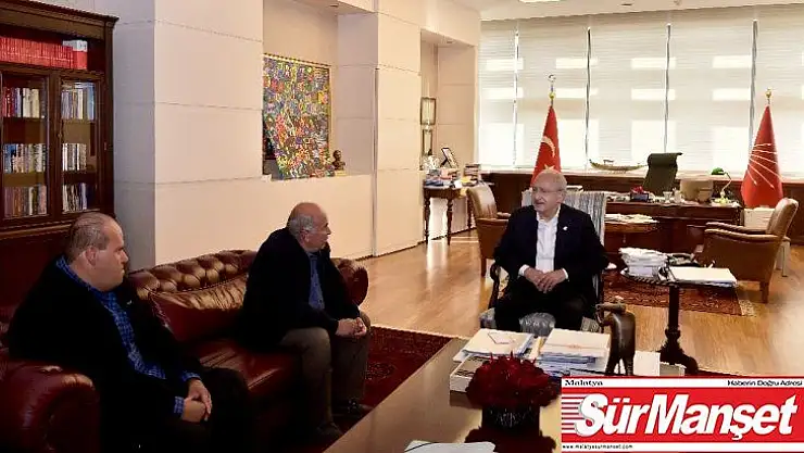 Kılıçdaroğlu, engelli ressam Muhammed Yalçın ile buluştu