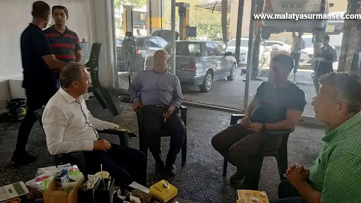 Kılınç, iş yeri yanan esnafa geçmiş olsun dileklerinde bulundu