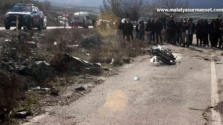 Kilis'te motosiklet şarampole yuvarlandı:1 ölü
