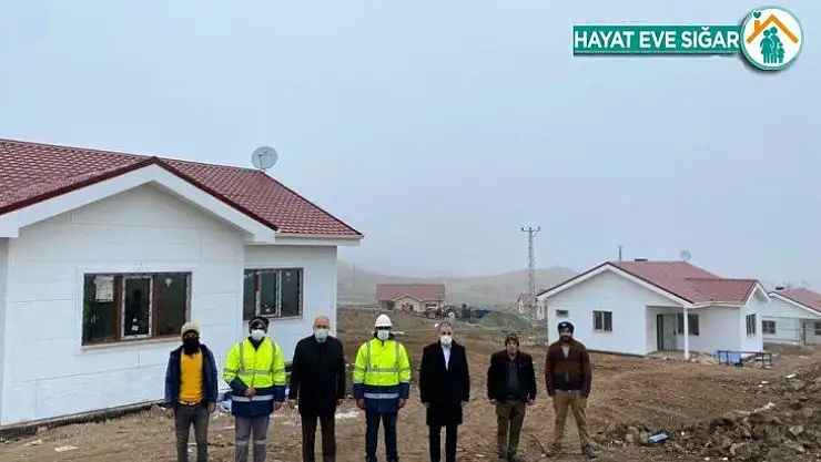 Kırsal mahallelerdeki deprem konutları yükseliyor