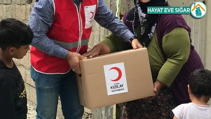 Kızılay'dan 12 bin 800 aileye yardım