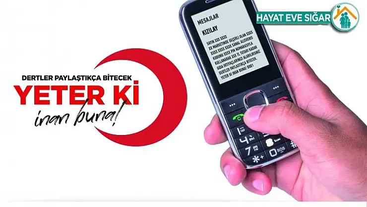 Kızılay'ın Ramazan Yardımı Sms Koduyla Telefonlara Gelecek