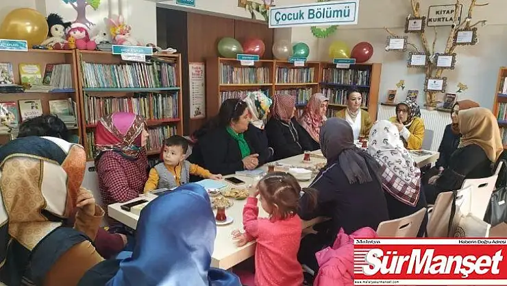 Kızılcahamam'da 'Kütüphanede çay -kitap- sohbet' etkinliği
