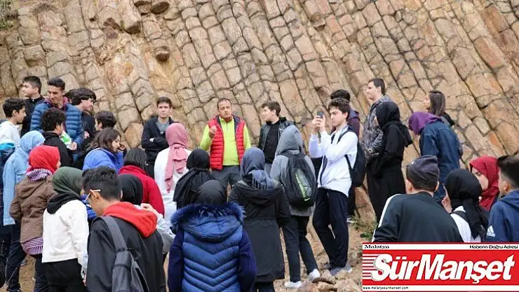 Kızılcahamam Jeopark alanları okul öğrencilerinin ders konusu
