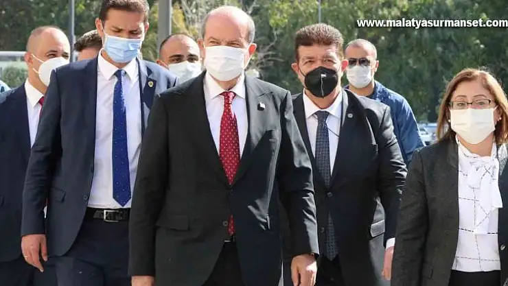 KKTC Cumhurbaşkanı Tatar'dan Başkan Şahin'e ziyaret