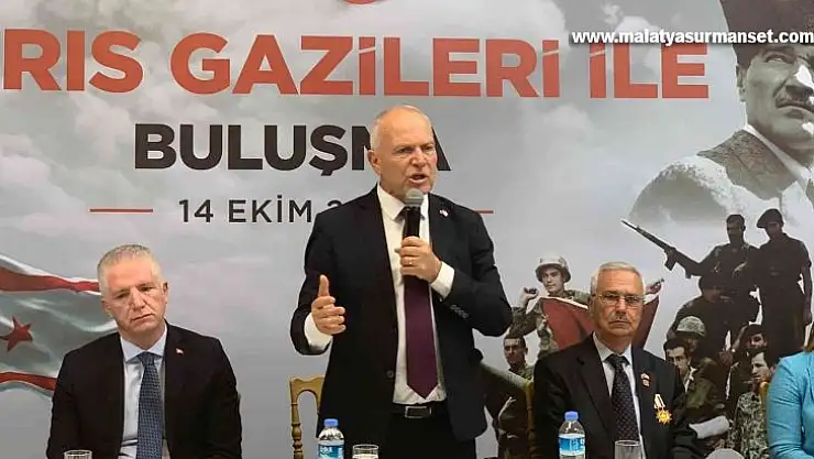 KKTC Meclis Başkanı Töre, Kıbrıs gazileriyle buluştu