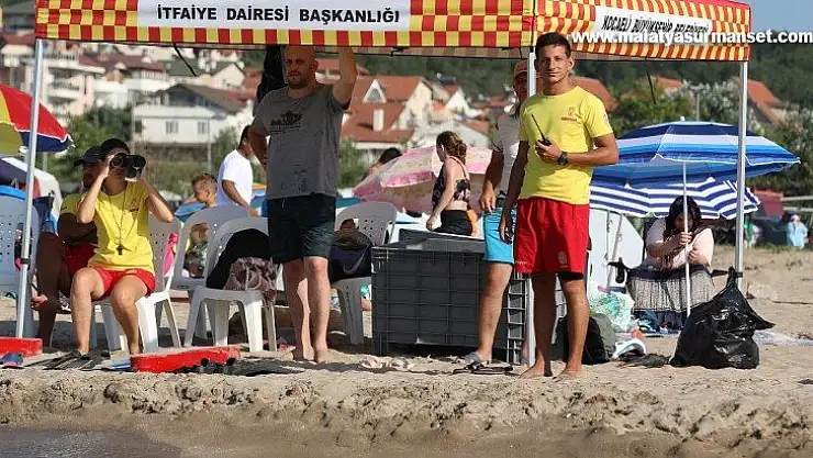 Kocaeli'de 119 kişi boğulmaktan kurtarıldı