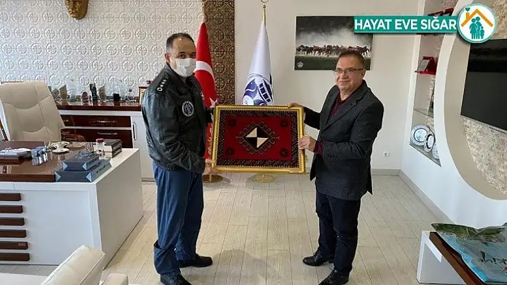 Komutan Koltukoğlu'dan Başkan Kazgan'a ziyaret