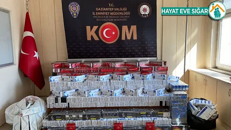 Konfeksiyon atölyesine kaçak sigara operasyonu