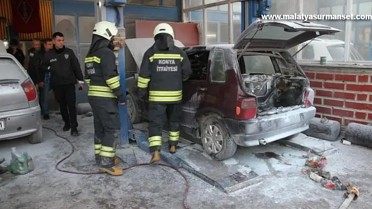 LPG'li otomobil tamiratı sırasında patlama: 5 yaralı