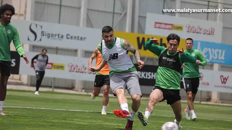 Konyaspor, Alanyaspor maçı hazırlıklarına devam etti