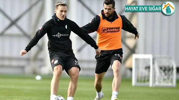 Konyaspor, Altınordu maçı hazırlıklarına devam etti