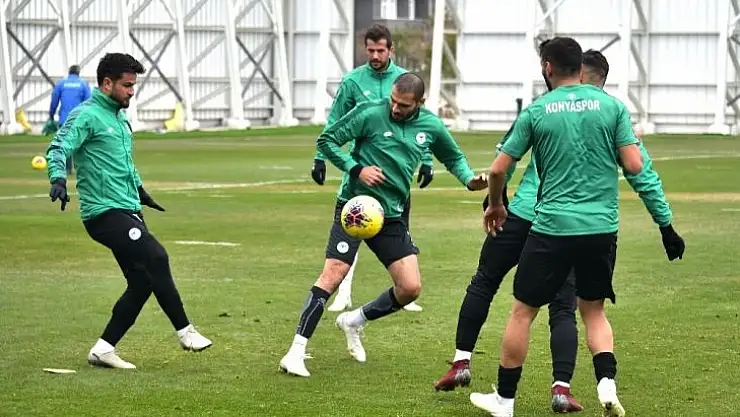 Konyaspor'da Kasımpaşa maçı hazırlıklarını sürdürüyor