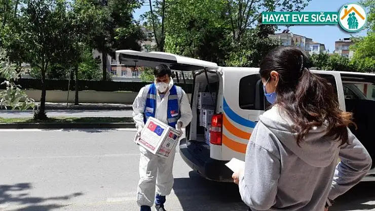 Korona virüs ile mücadele kapsamında hijyen kiti dağıtımı