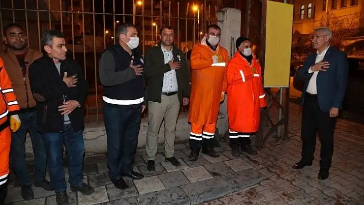 Korona virüs önlemi için dezenfekte çalışmaları yoğunlaştırıldı