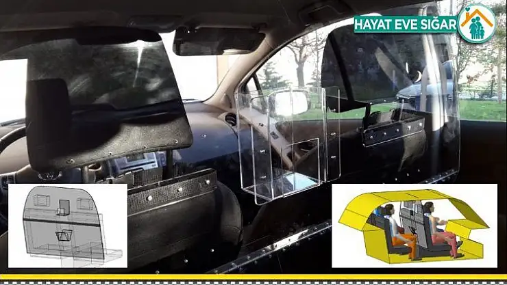 Korona virüse karşı toplu taşımalara 'Taksipan' koruyucu