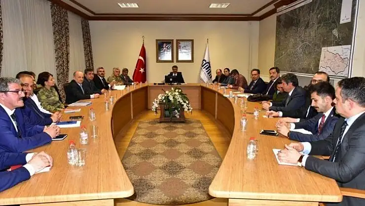 Korona virüsten korunma toplantısı yapıldı