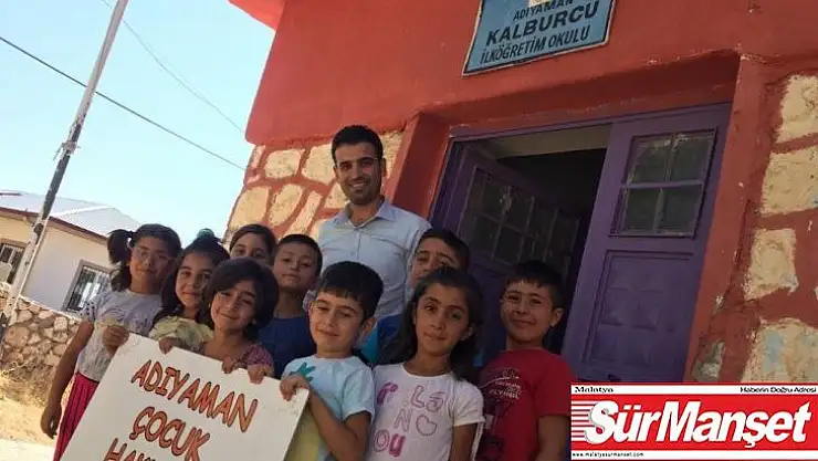 Köy okulu öğrencilerine kırtasiye yardımı