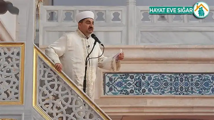 Kuzey Ankara Camii'nde cuma namazı eda edildi