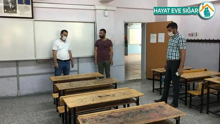 LGS öncesi sınav salonları uygun hale getiriliyor