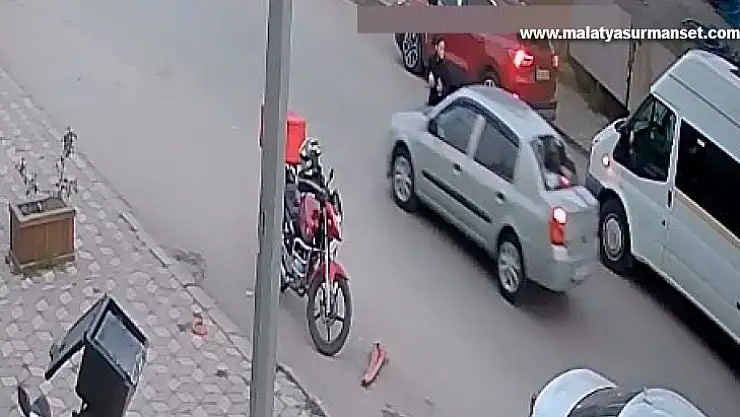 Lise öğrencisinin ölümden döndüğü kaza kamerada