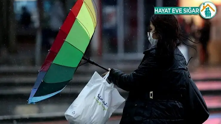 Lodos ve yağmur zor anlar yaşattı