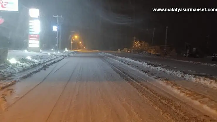 Malatya- Elazığ karayolu ulaşıma kapandı