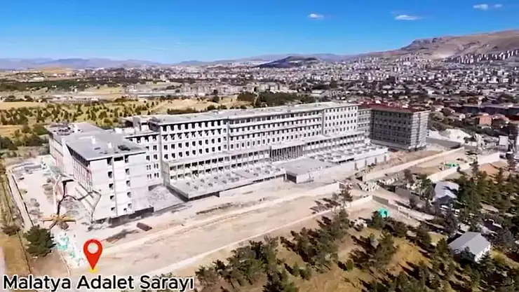 Malatya Adalet Binası Yüzde 61 Tamamlandı!