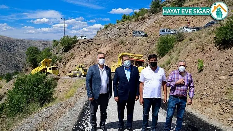 Malatya Akça Mahallesi ilk kez asfalt yolla tanıştı