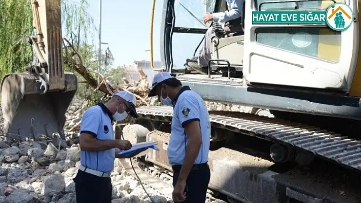 Malatya Büyükşehir'den hafriyatlara sıkı takip