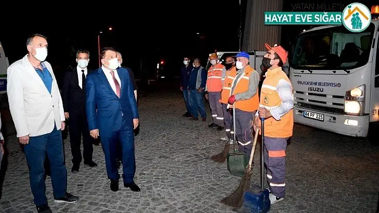 Malatya Büyükşehir ekipleri 7/24 görev başında