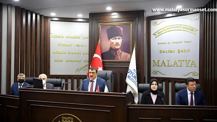 Malatya Büyükşehir Meclisi Mart toplantıları başladı