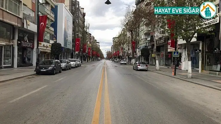 Malatya'da  cadde ve sokaklarda sessizlik hakim