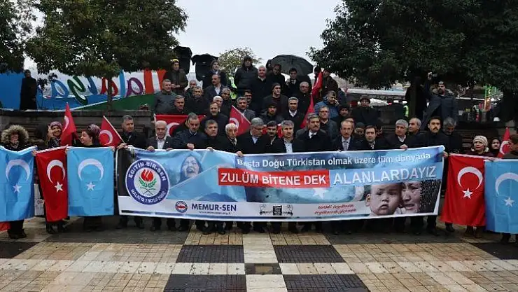 Malatya'da 'İnsanlık için ses ver' eylemi