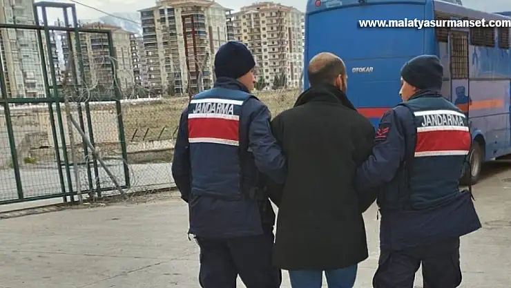 Malatya'da 15 yıl 7 ay hapis cezası bulunan şahıs yakalandı