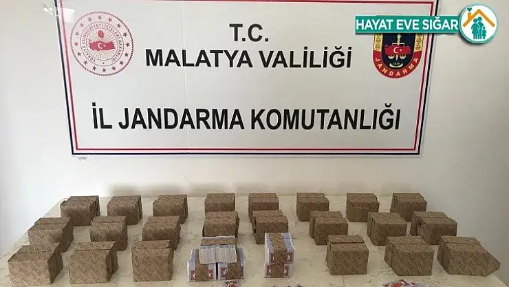 Malatya'da 2 bin 250 deste bandrolsüz sigara kağıdı yakalandı