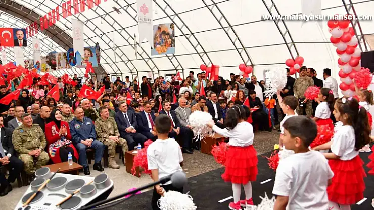Malatya'da 23 Nisan Ulusal Egemenlik ve Çocuk Bayramı kutlandı