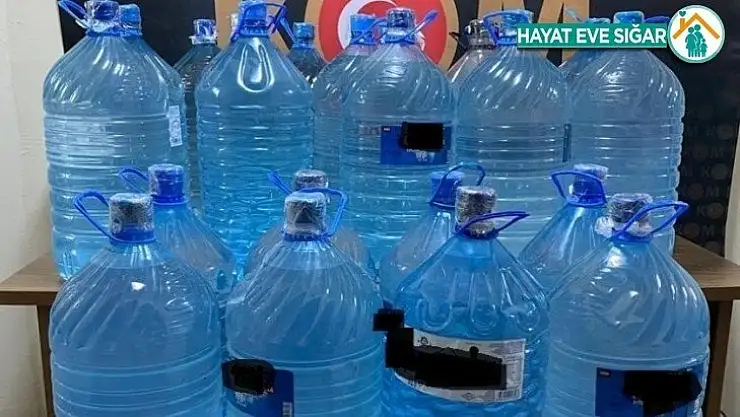 Malatya'da 447 litre sahte içki ele geçirildi