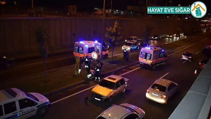 Malatya'da alt geçitte kaza: 4 yaralı