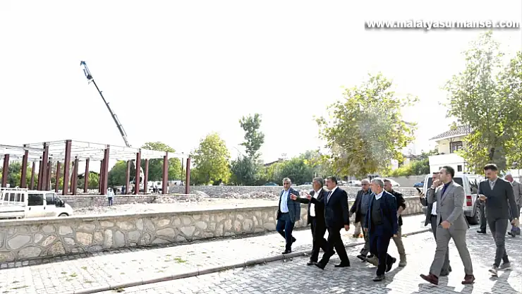 Malatya'da, Arslantepe Höyüğü Karşılama Merkezi inşası sürüyor