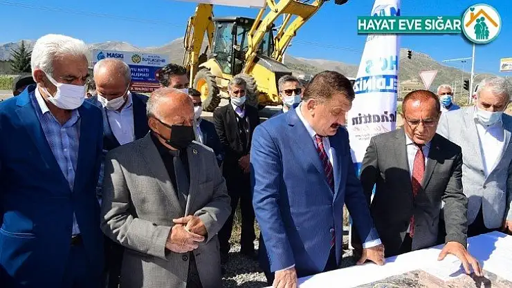Malatya'da Bağtepe Grubu içme suyuna neşter