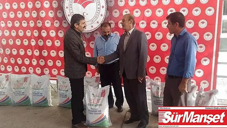 Malatya'da çiftçilere yüzde 50 hibe destekli yonca tohumu