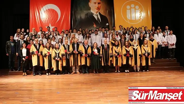 Malatya'da eczacı adayları beyaz önlüklerini törenle giydi