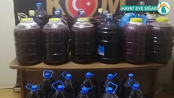 Malatya'da el yapımı şarap ele geçirildi