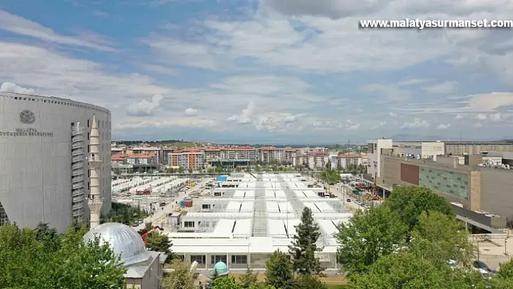 Malatya'da geçici iş yerleri hızla yükseliyor