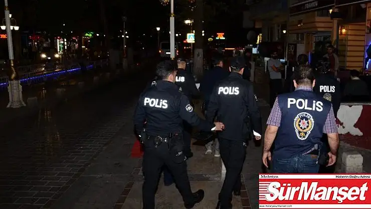 Malatya'da genel asayiş  uygulaması