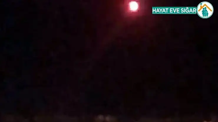 Malatya'da gökyüzünde merak uyandıran görüntü