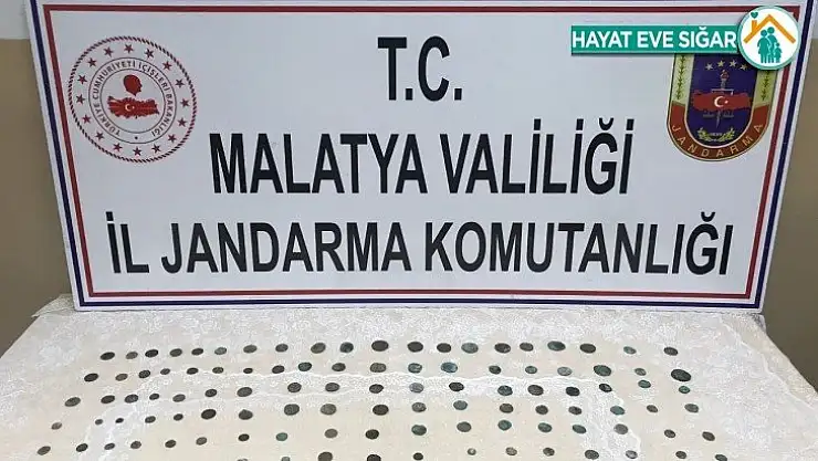 Malatya'da gümüş sikke ele geçirildi